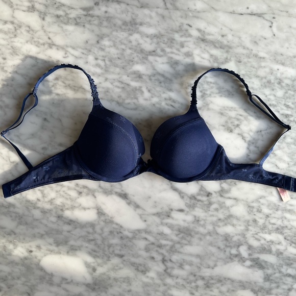 Victoria’s Secret Blue Push Up Bra Cotton - Picture 2 of 8